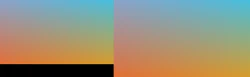 Gradient mit denselben Werten