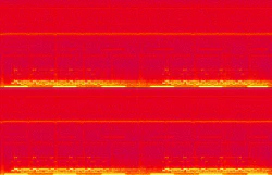 Das Spektrogramm zur Audiodatei