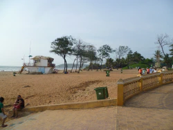 sauberer Strand in Calangute